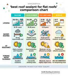 best roof sealant for flat roofs