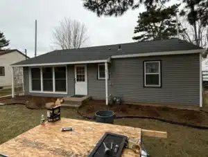 new roof on Wisconsin home