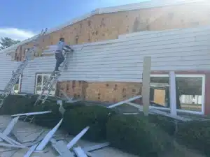 rotted shed siding